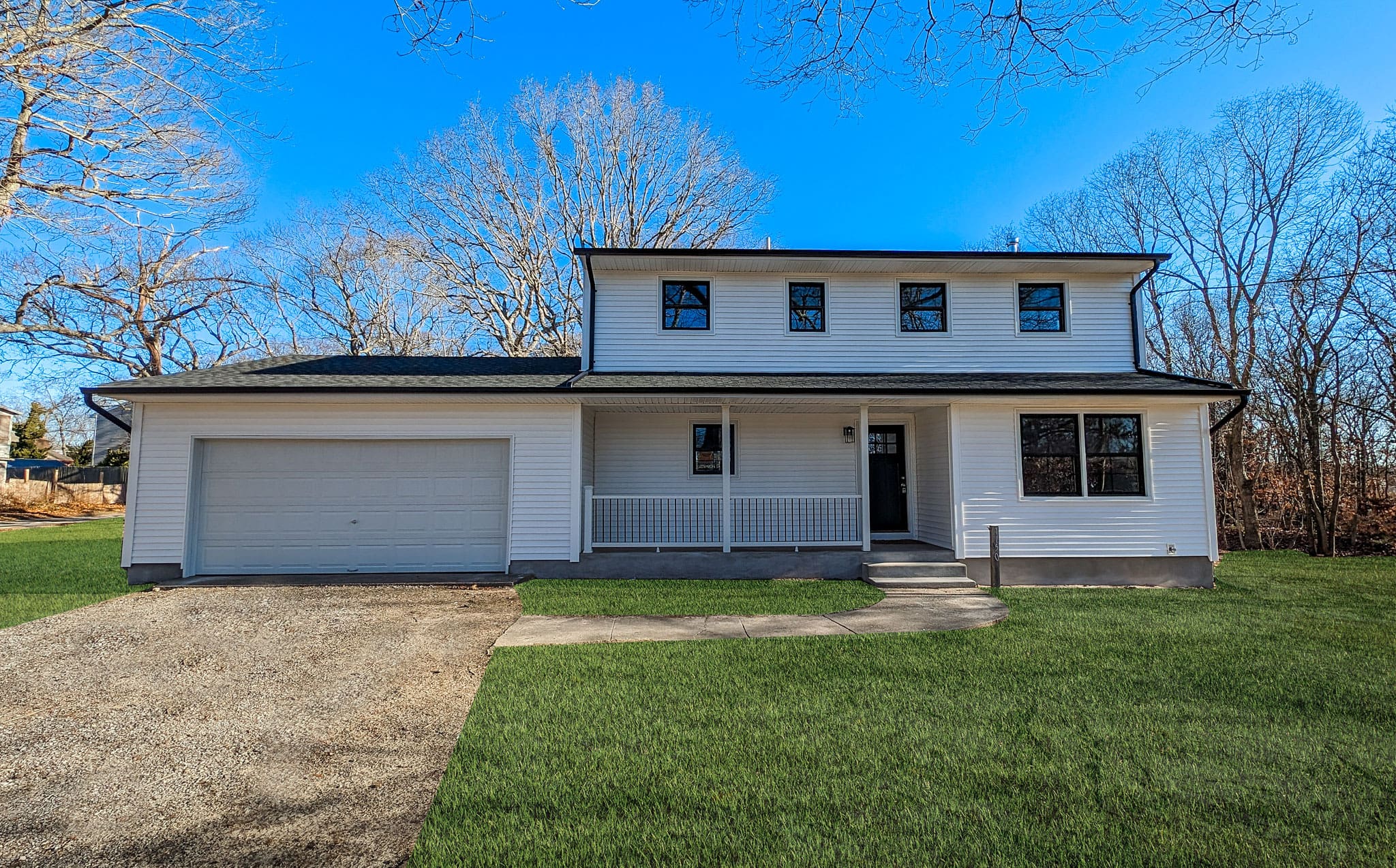 House rehab before and after photos: Mattituck New House - An After Look